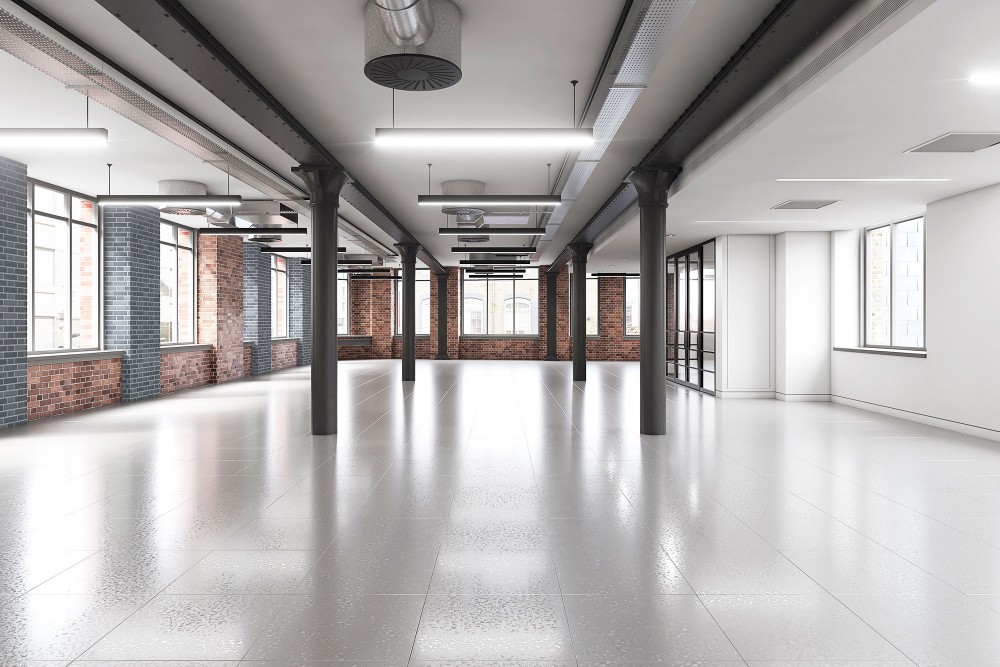 interior office cgi of middlesex street in london