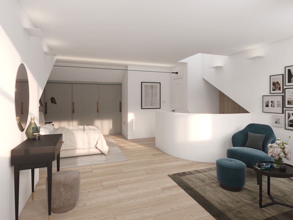 architectural visualisation interior residential cgis ladbroke road notting hill 